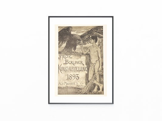 Freie Berliner Kunstausstellung 1893 Plakatentwurf