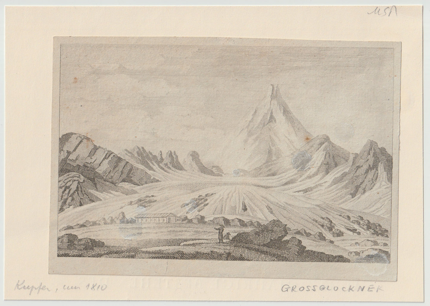 Großglockner Kupferstich Gebirge 1810