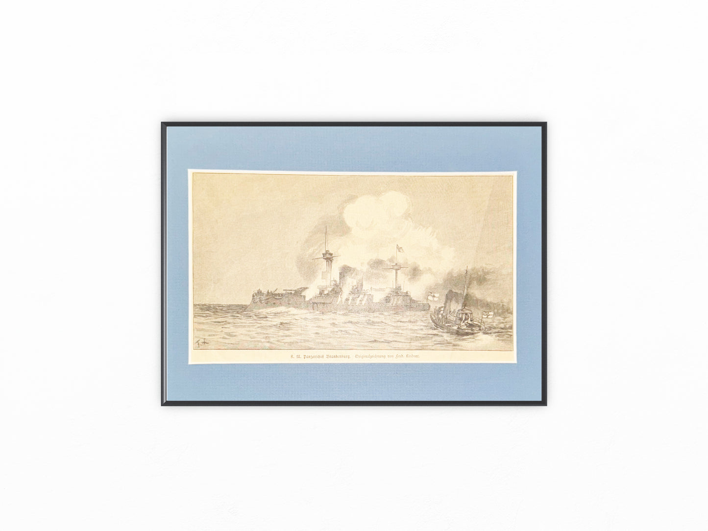 1894 Panzerschiff Brandenburg der Kaiserlichen Marine | Maritime Feuerkraft Militär