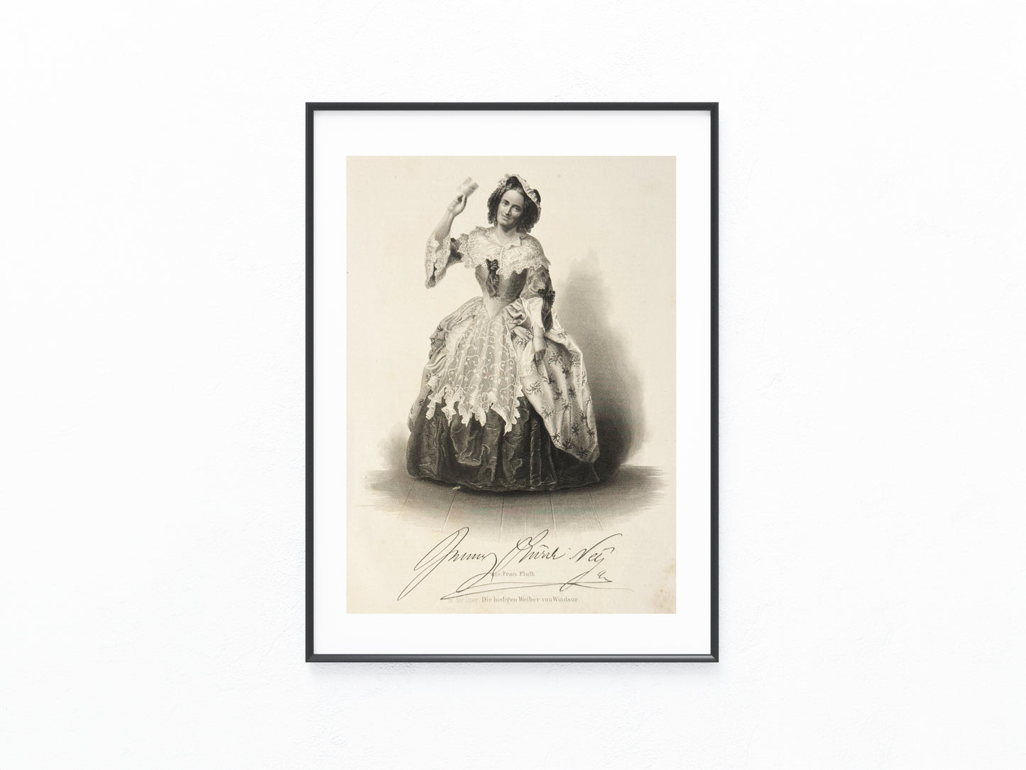 Original Frau Fluth 1860 | Die lustigen Weiber von Windsor