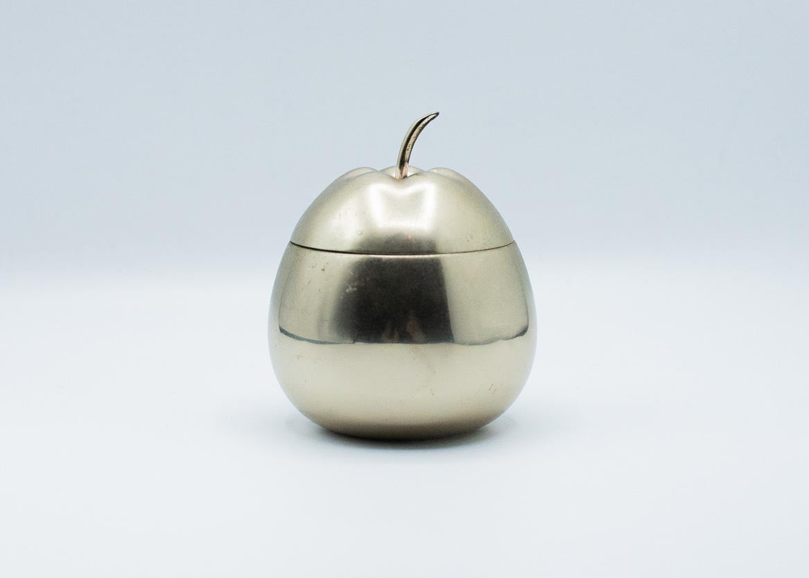 Apfel aus Messing 1970er
