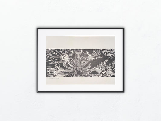 Jugendstil Druck Artur Illies Orchidee 1900 | Blumen Schmetterling | Vintage Art