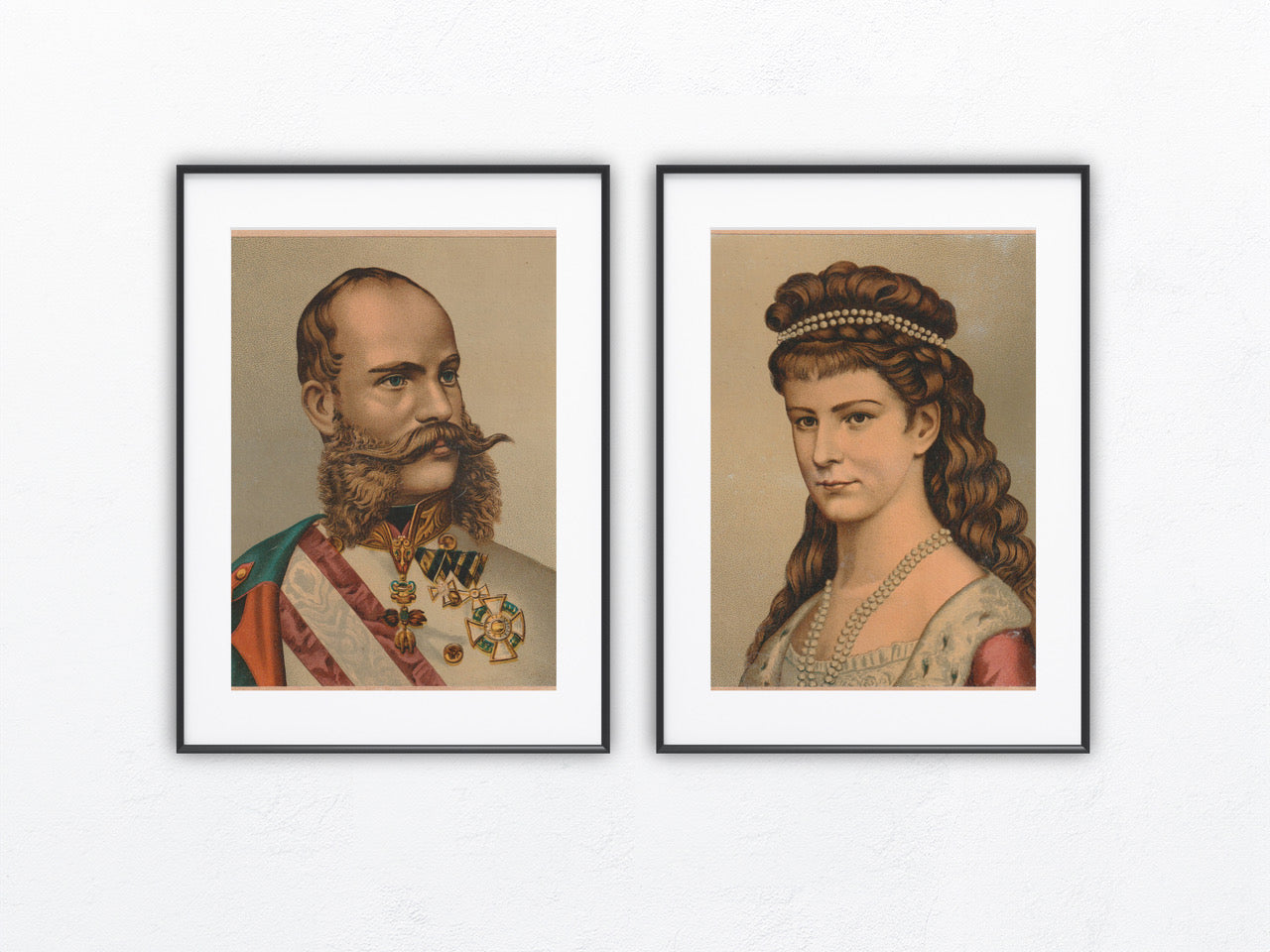 Kaiserin Elisabeth & Kaiser Franz Joseph 1880
