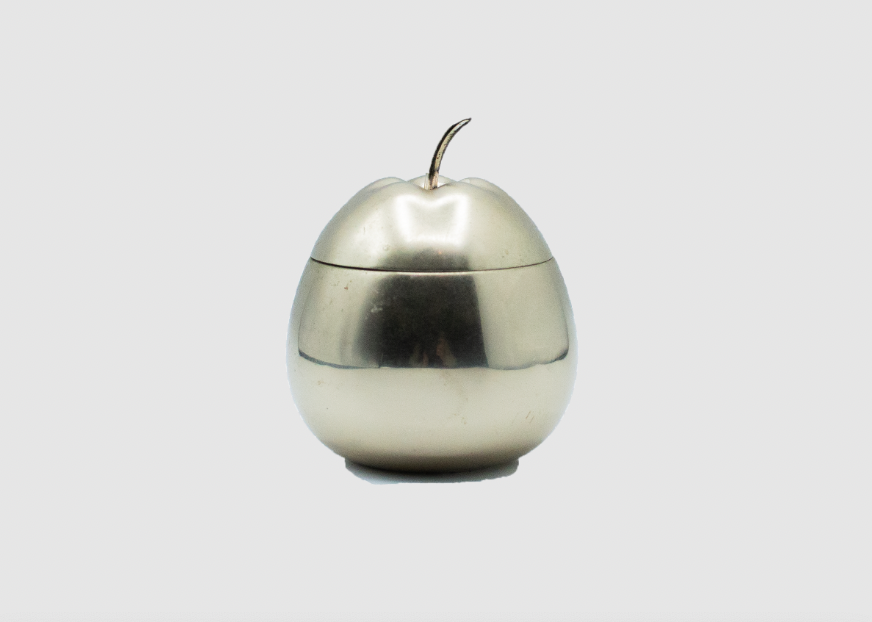 Apfel aus Messing 1970er
