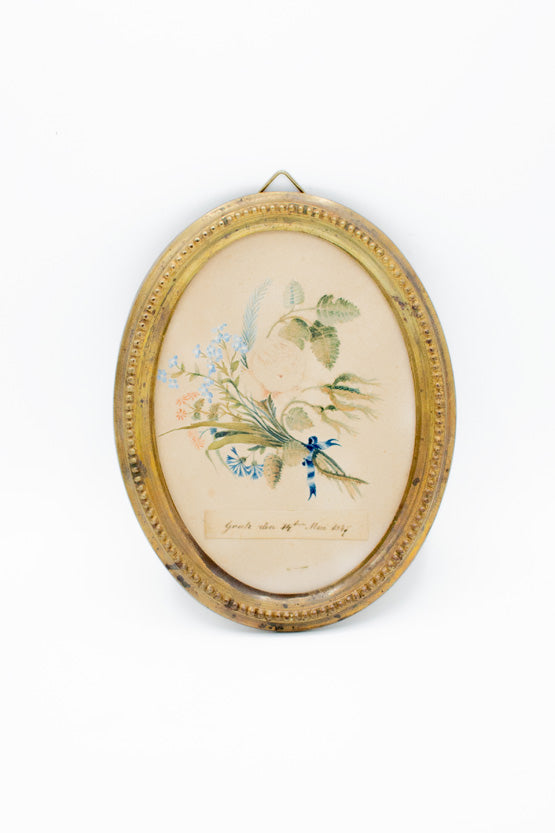 Vergoldeter Bilderrahmen 1847