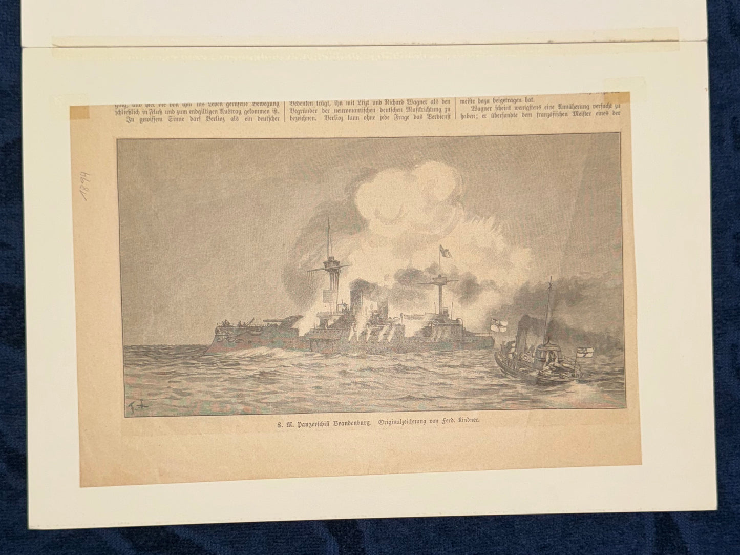 1894 Panzerschiff Brandenburg der Kaiserlichen Marine | Maritime Feuerkraft Militär