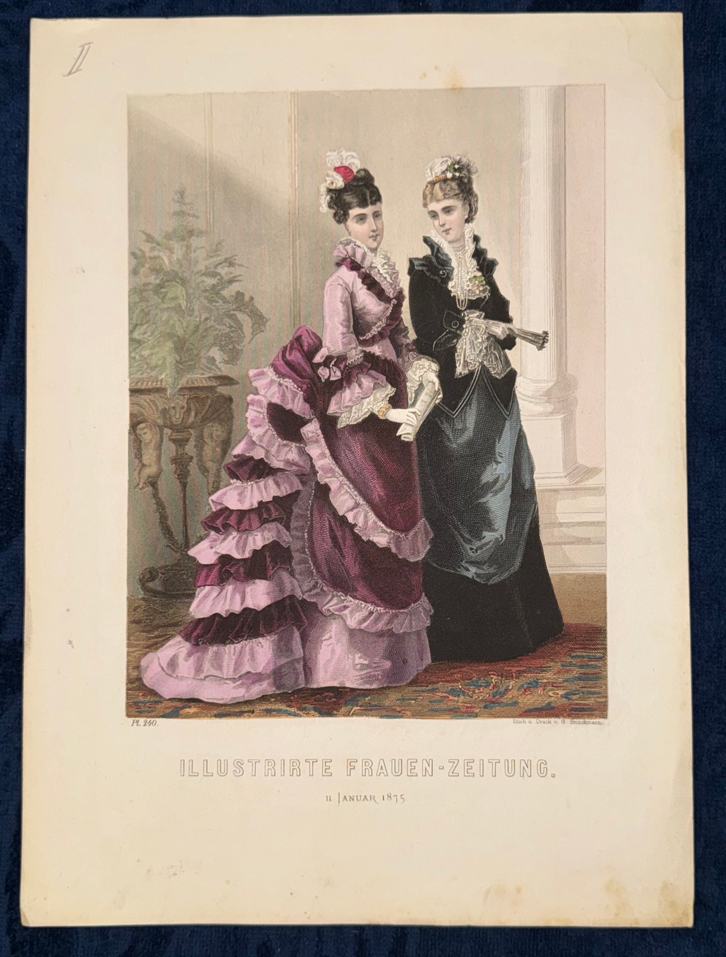 1875 Original Historische Damenmode mit Turnüren & Rüschen
