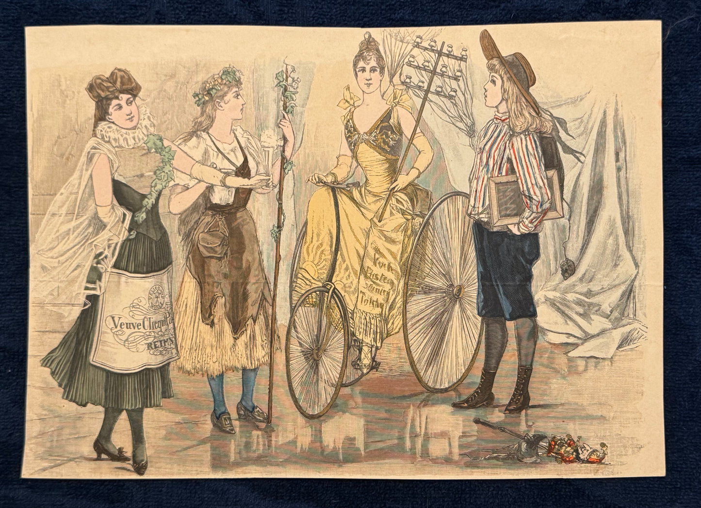 Veuve Clicquot Damen der Moderne Lithografie 1895