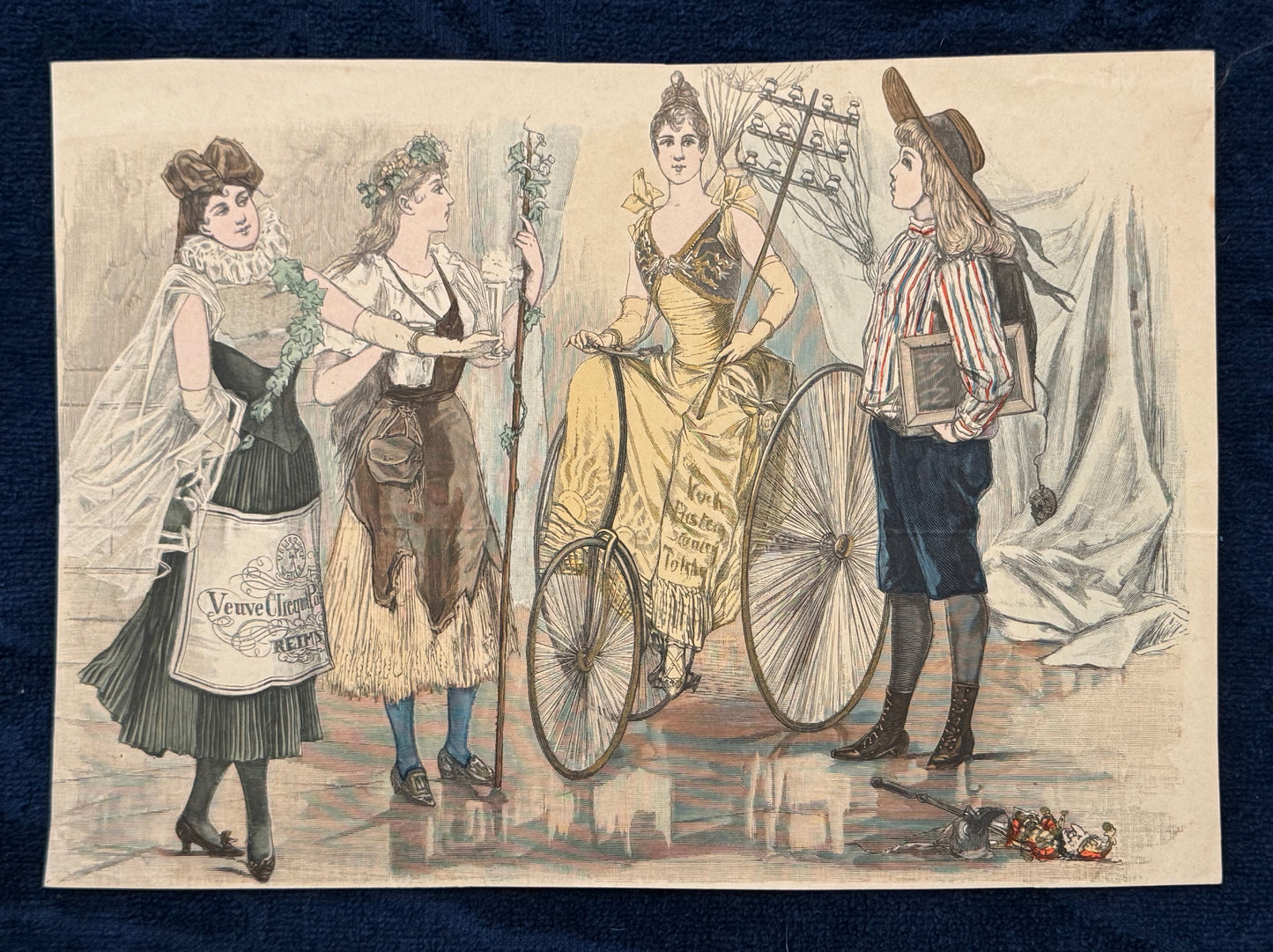 Veuve Clicquot Damen der Moderne Lithografie 1895