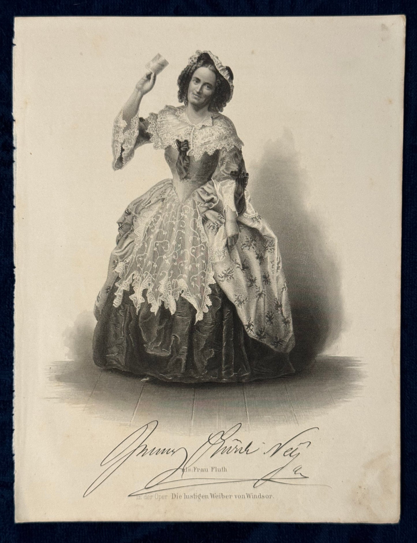 Original Frau Fluth 1860 | Die lustigen Weiber von Windsor