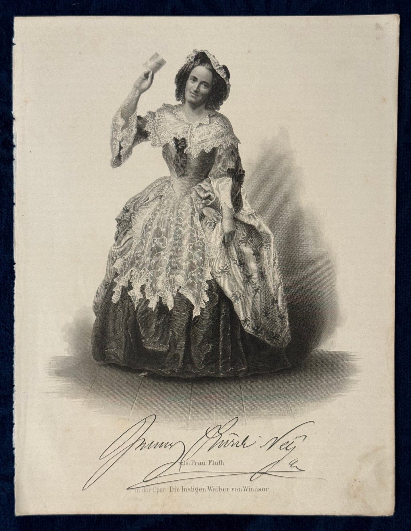Original Frau Fluth 1860 | Die lustigen Weiber von Windsor