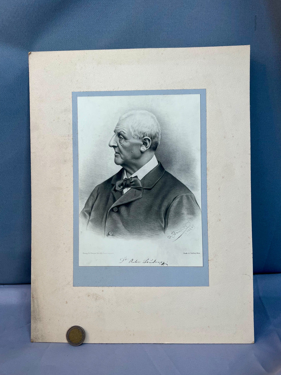 Lithographie Dr. Anton 1896