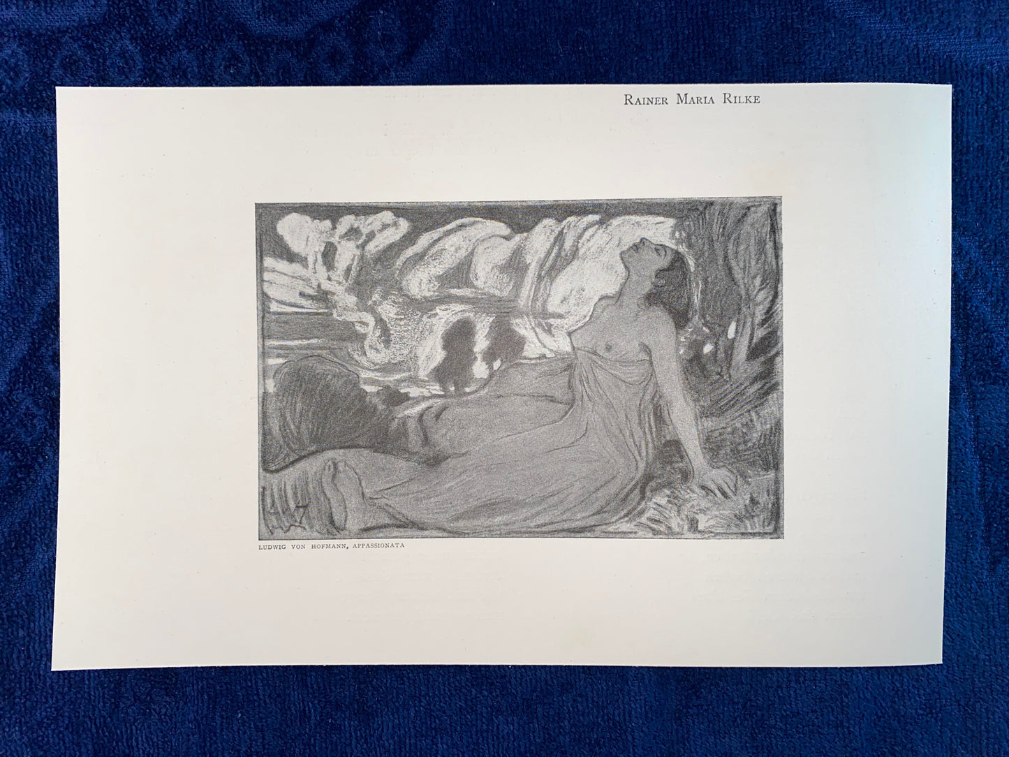 Appassionata Ludwig von Hofmann um 1900 | Illustration zu Rainer Maria Rilke