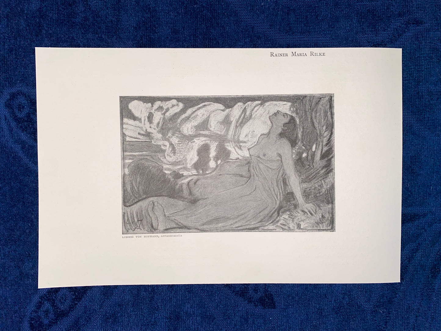 Appassionata Ludwig von Hofmann um 1900 | Illustration zu Rainer Maria Rilke