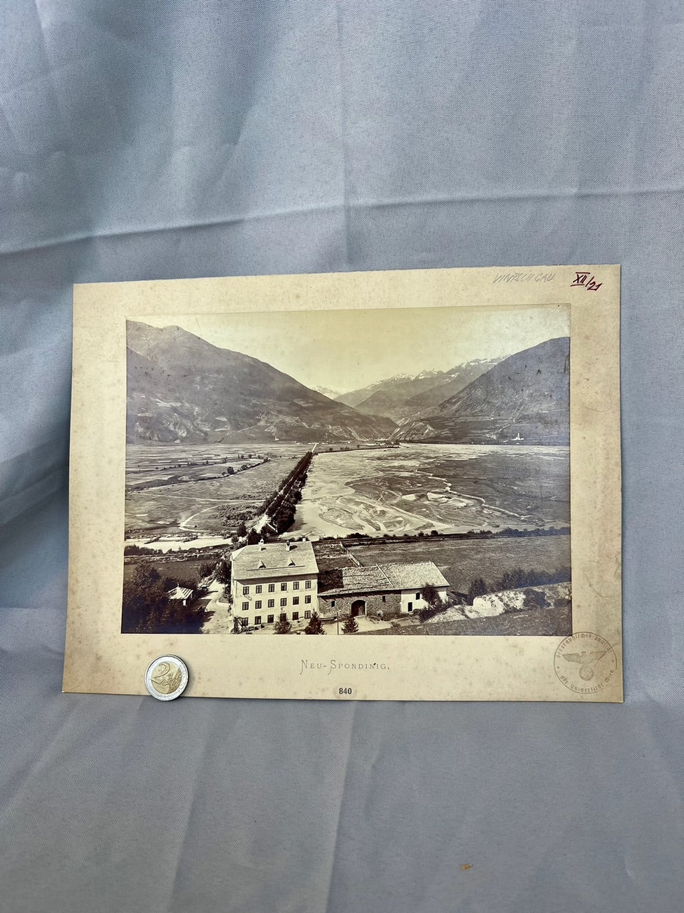 Photographie Neu-Spondinig Südtirol Vinschgau 1920