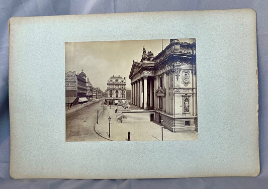 Brüssel Börse & Boulevard Anspach 1910