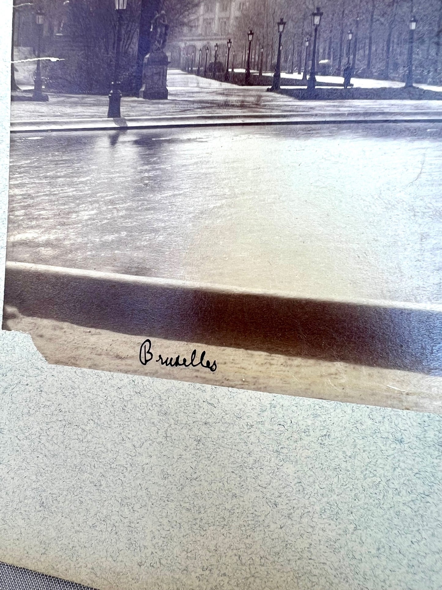 Brüssel Stadtpark Photographie 1910