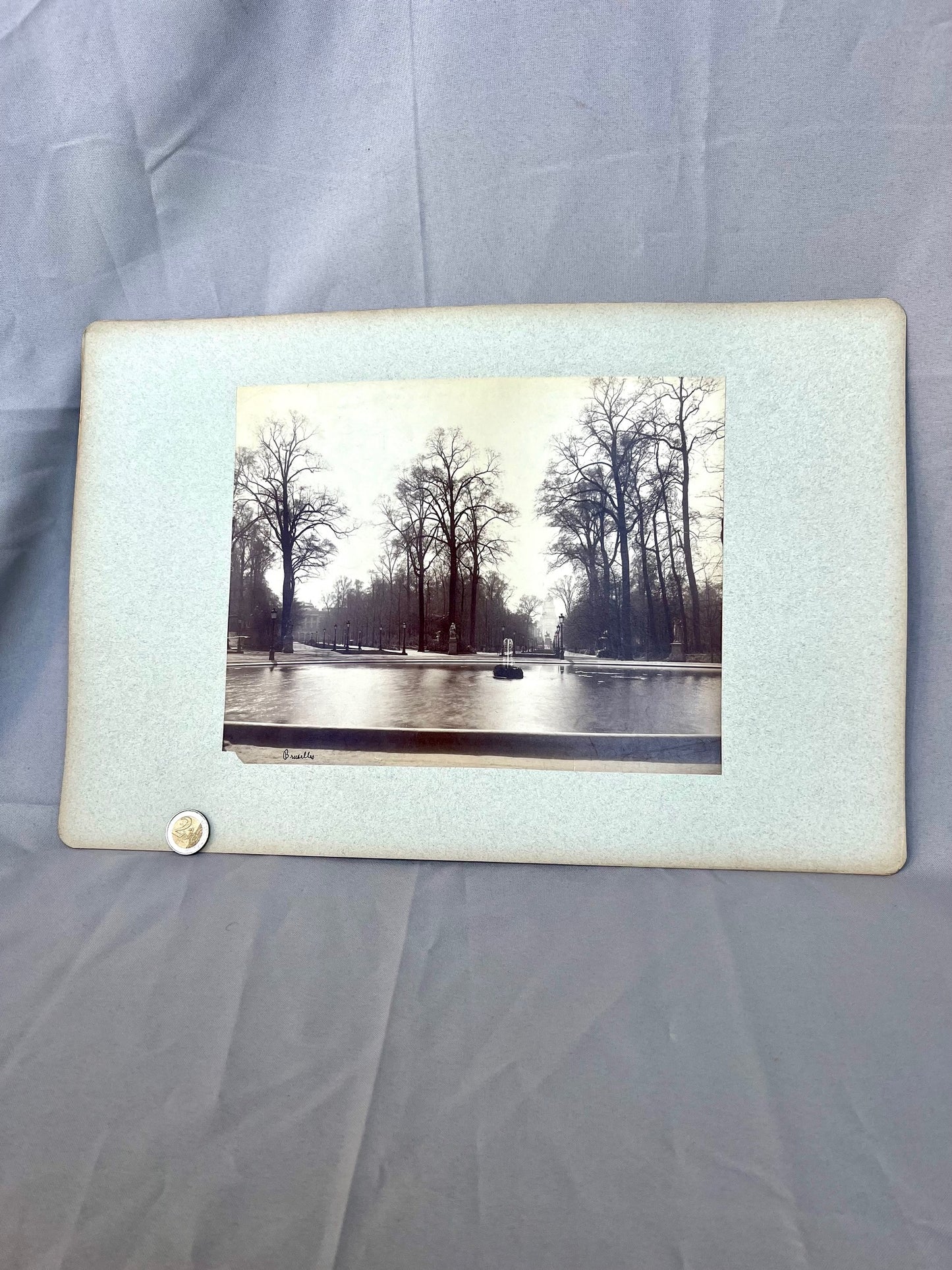 Brüssel Stadtpark Photographie 1910