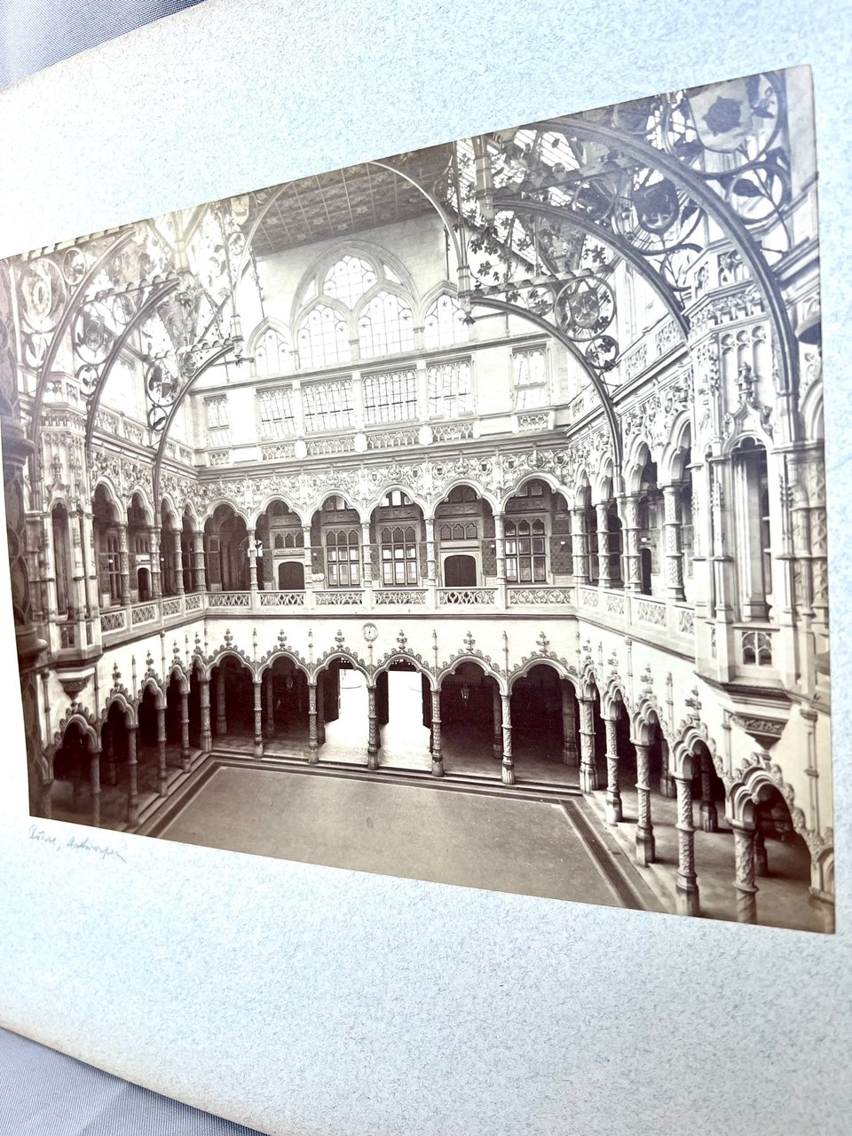 Antwerpen Börse Innenansicht 1885