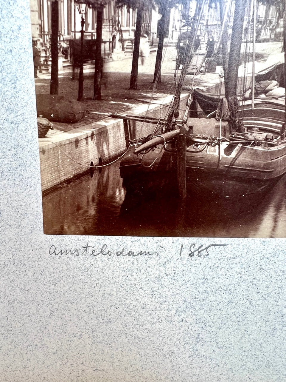 Amsterdam Grachten Kanal 1885