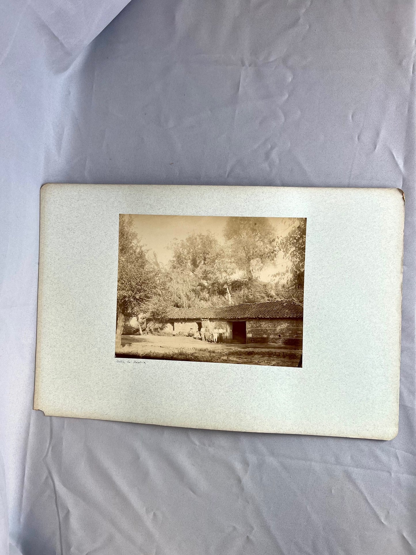 Dorfansicht Mühle Kleinasien 1885