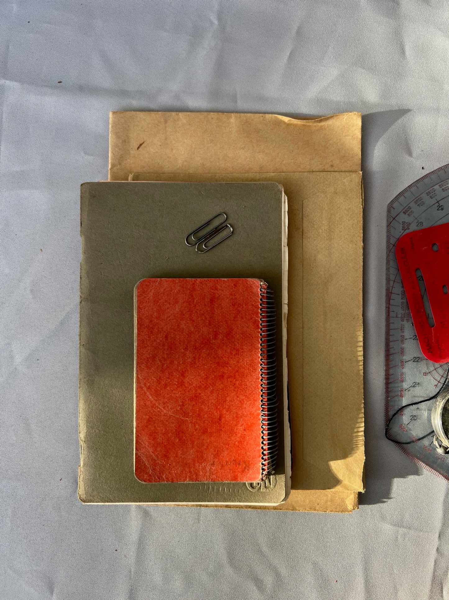 Ledertasche Militär Major Luftwaffe mit Zubehör 1940