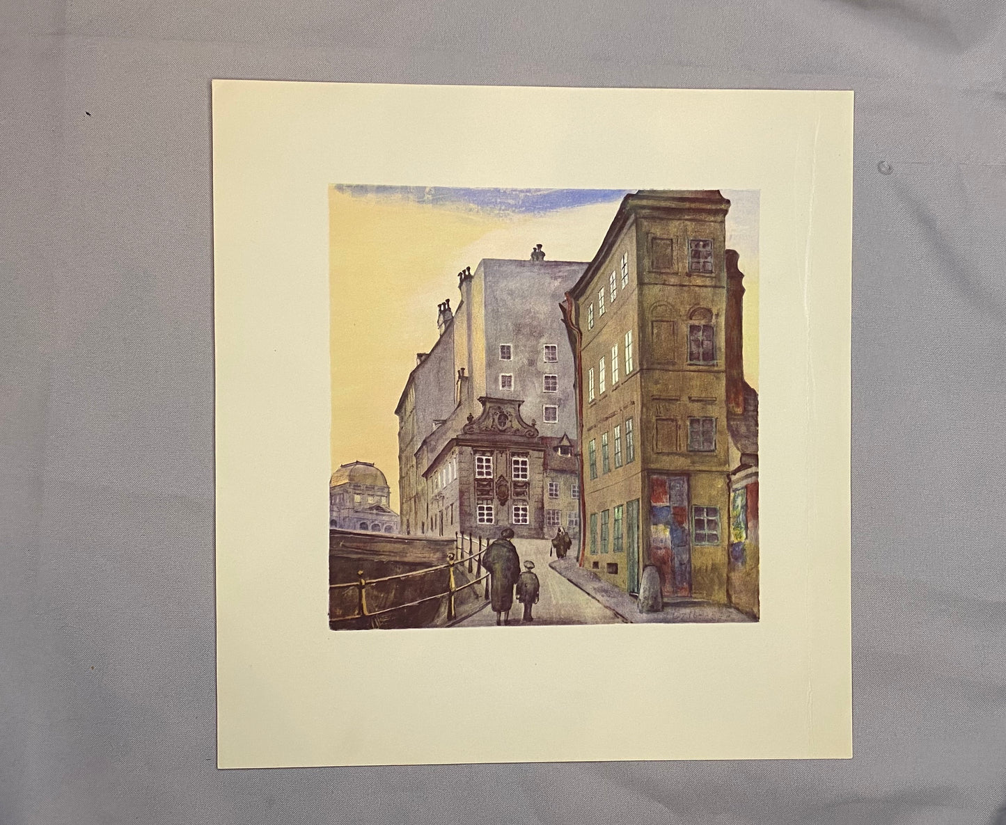 Wien Mölkerbastei 1930 Original | Ekke Ozlberger Stadtansicht | Historische Architektur