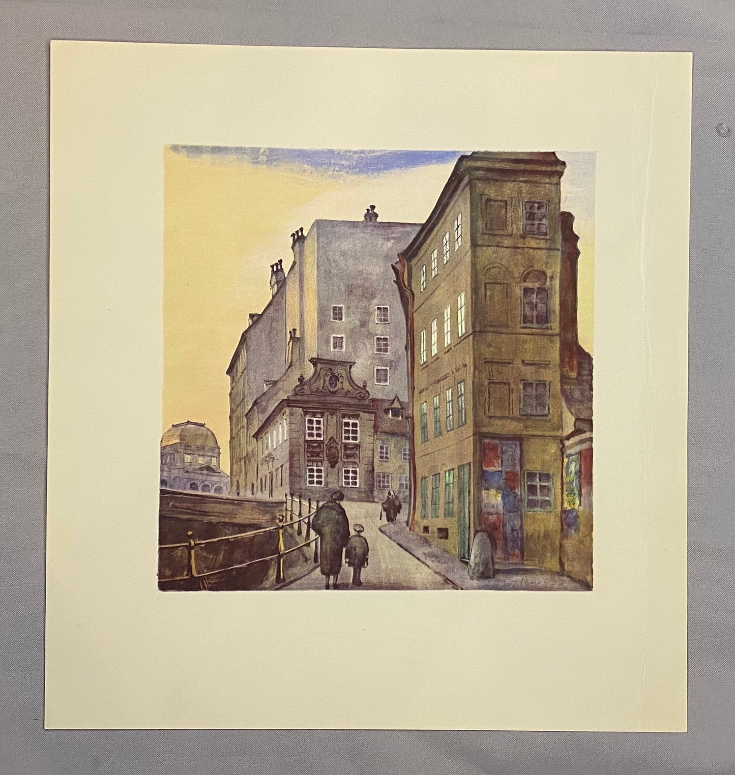 Wien Mölkerbastei 1930 Original | Ekke Ozlberger Stadtansicht | Historische Architektur