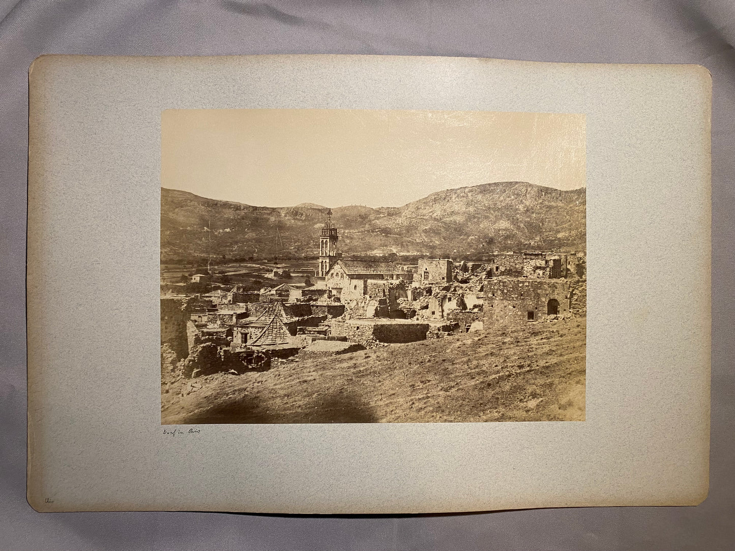 Chios Dorf Ägäis Erdbeben 1881