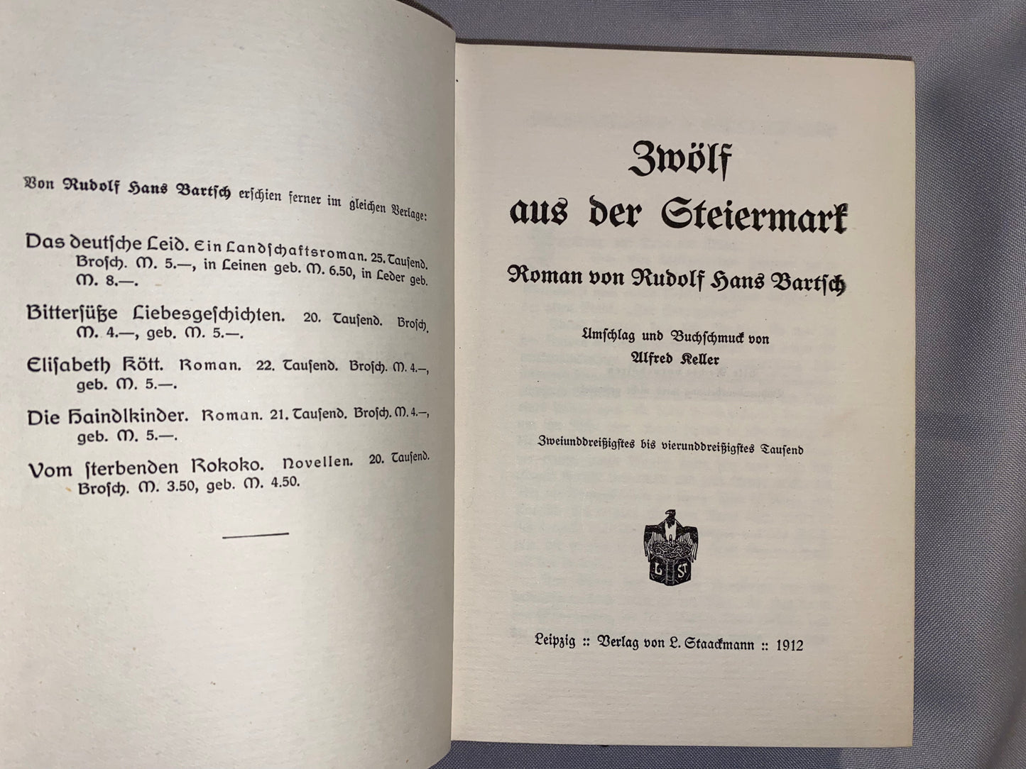 Bartsch: Zwölf aus der Steiermark 1912