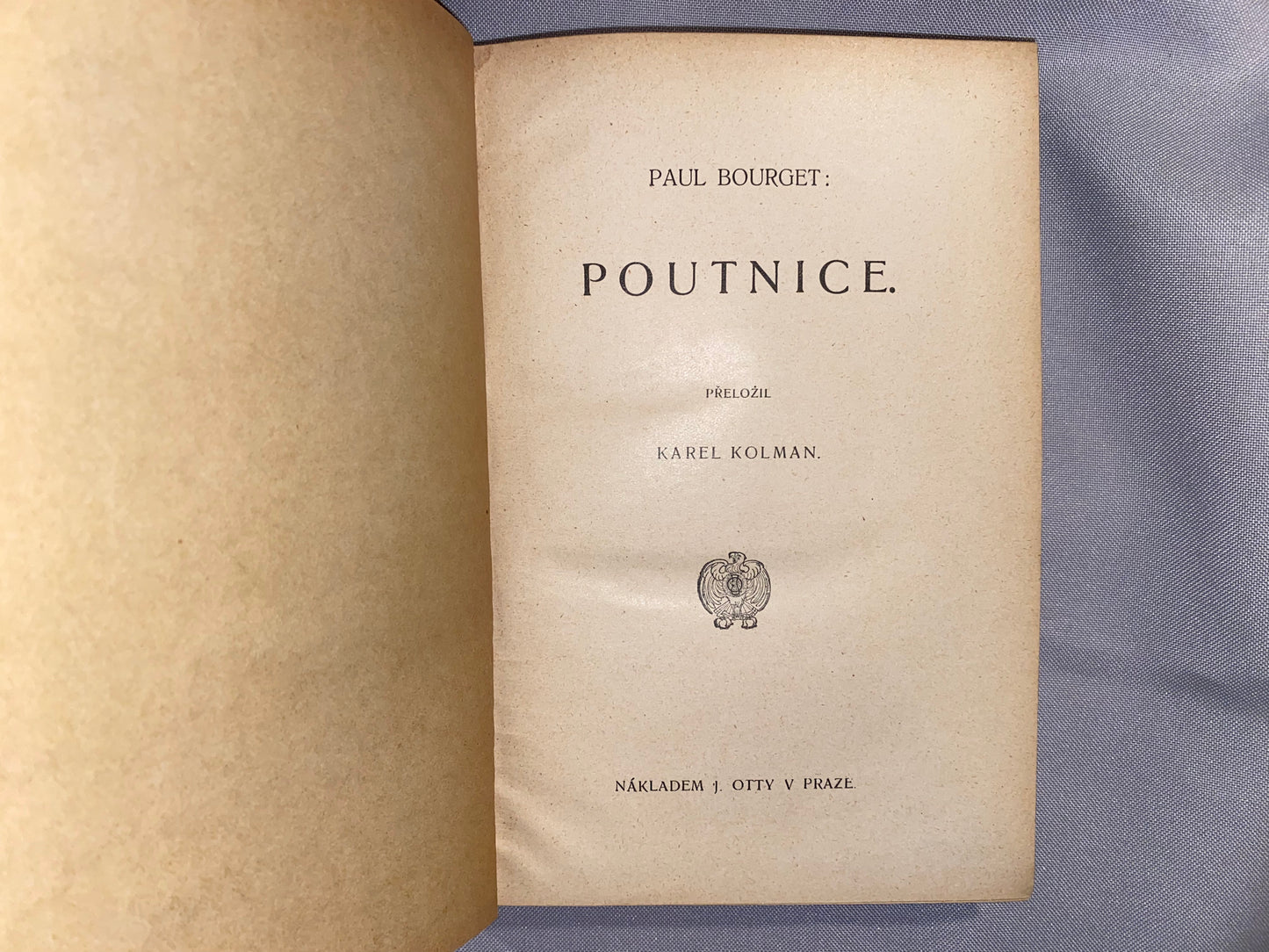 Bourget: Poutnice 1905