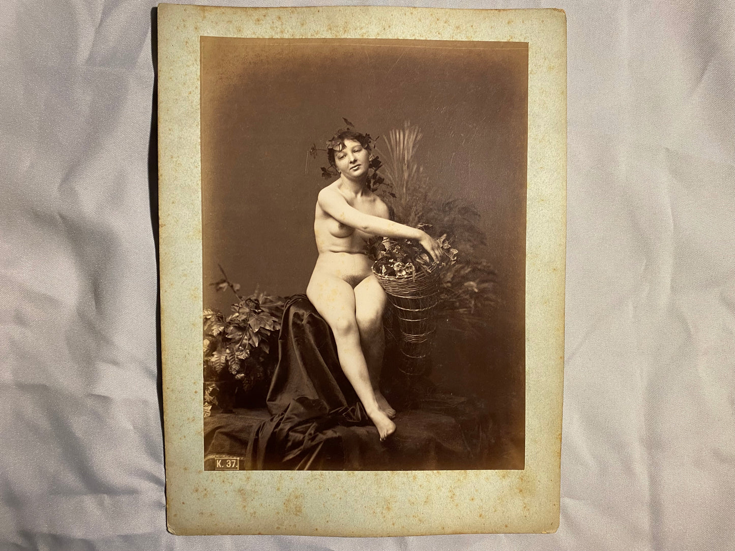 Weiblicher Akt Aktfoto 1905
