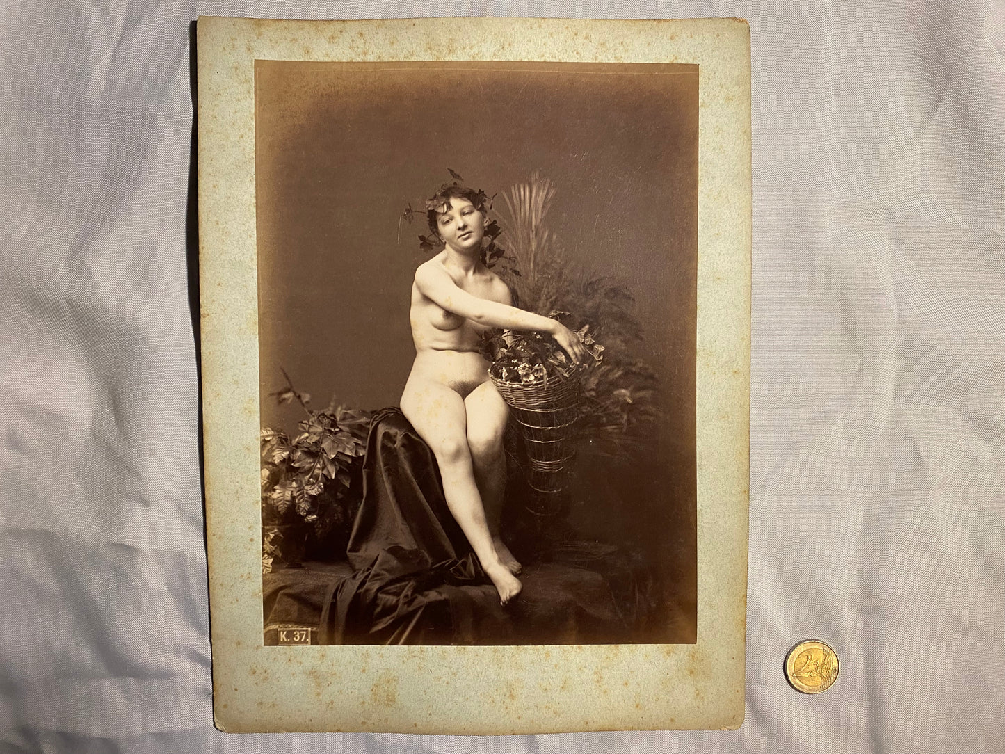 Weiblicher Akt Aktfoto 1905