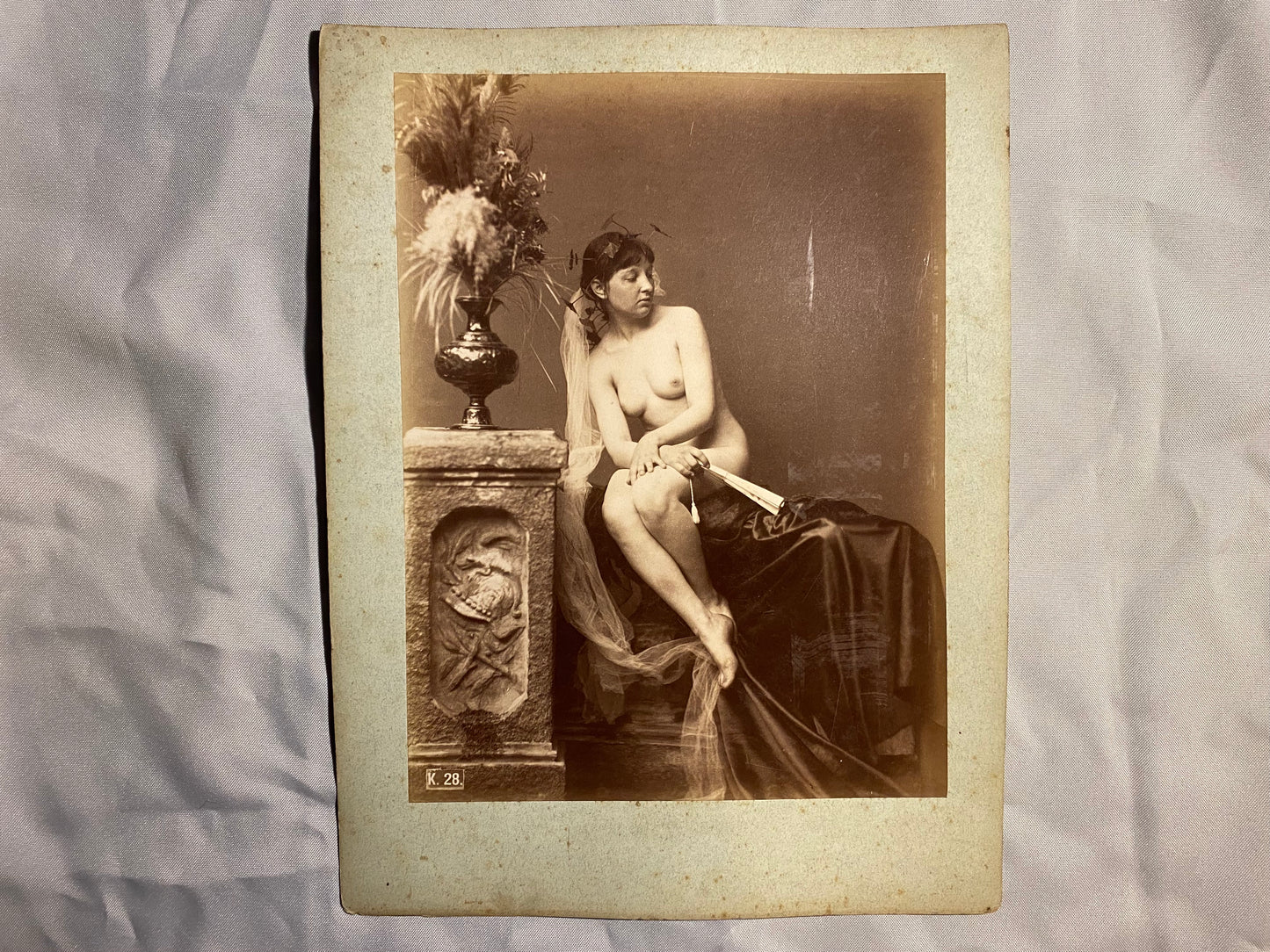 Weiblicher Akt Aktfoto 1905