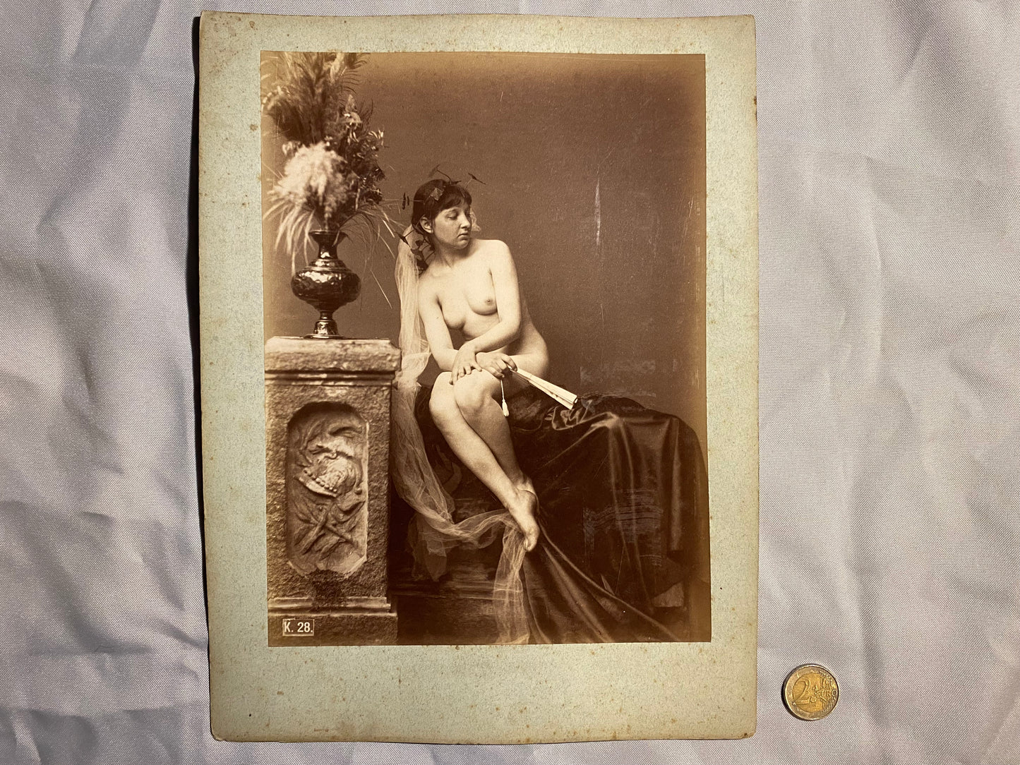 Weiblicher Akt Aktfoto 1905