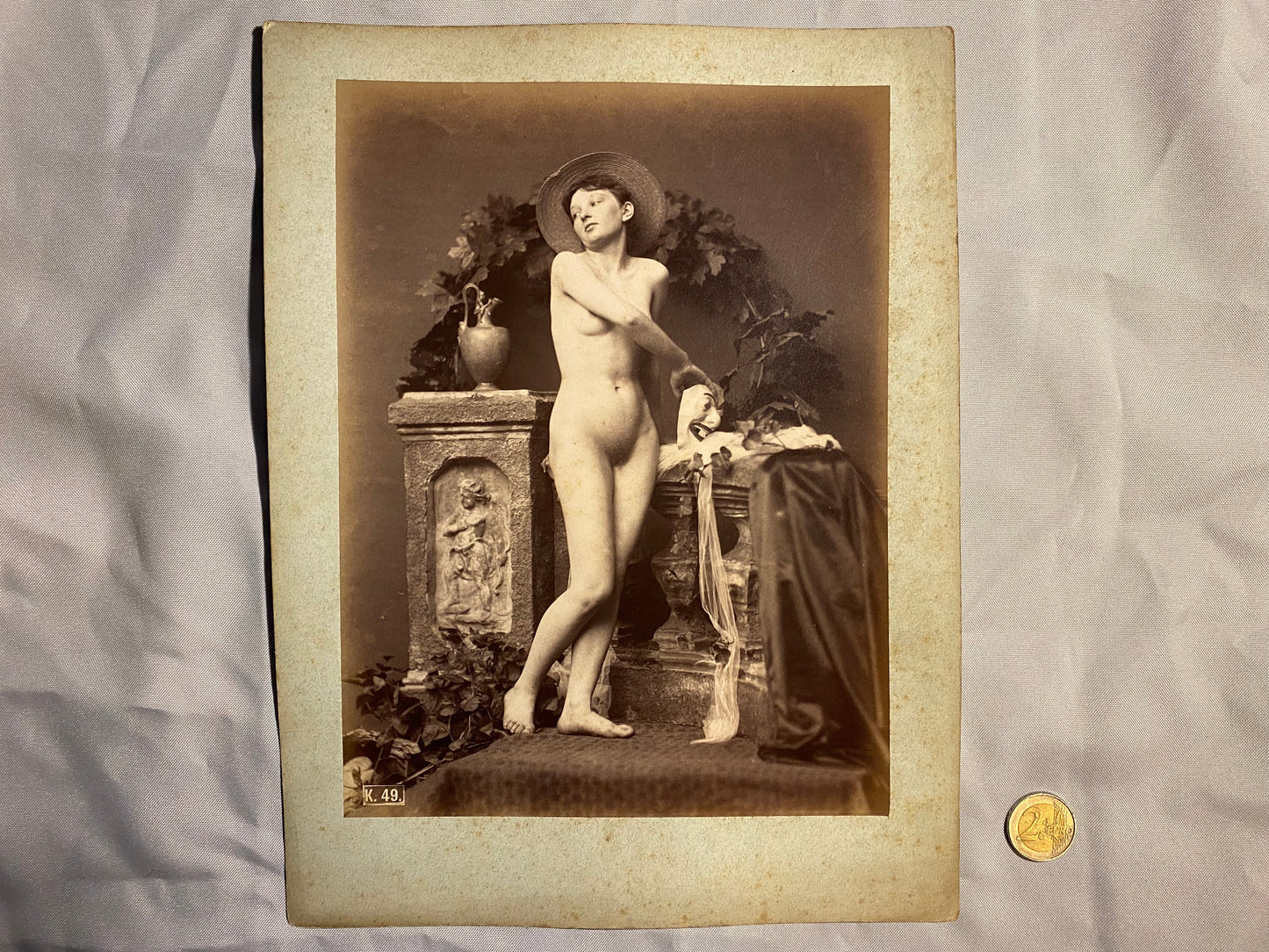 Weiblicher Akt Aktfoto 1905