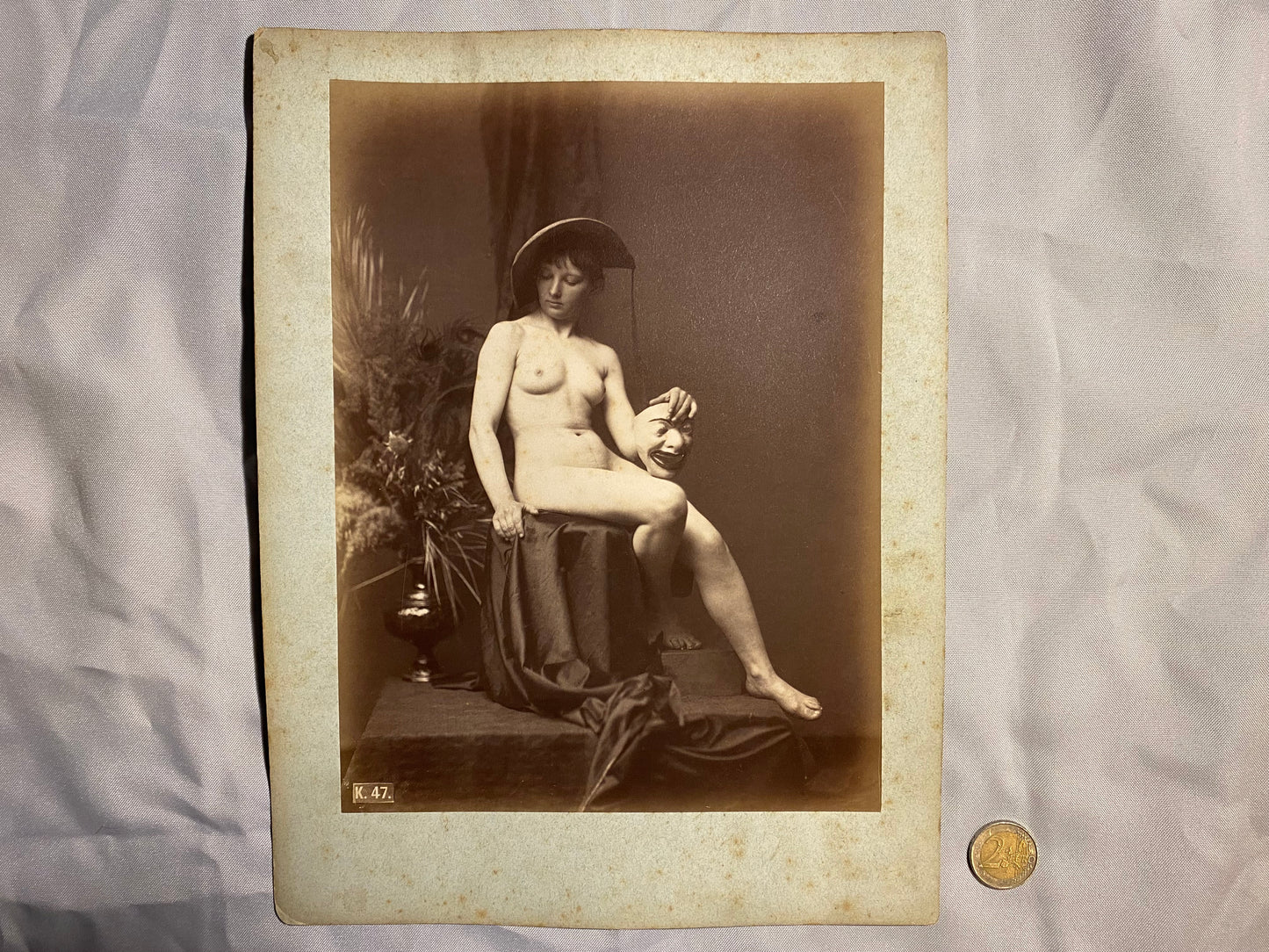 Weiblicher Akt Aktfoto 1905