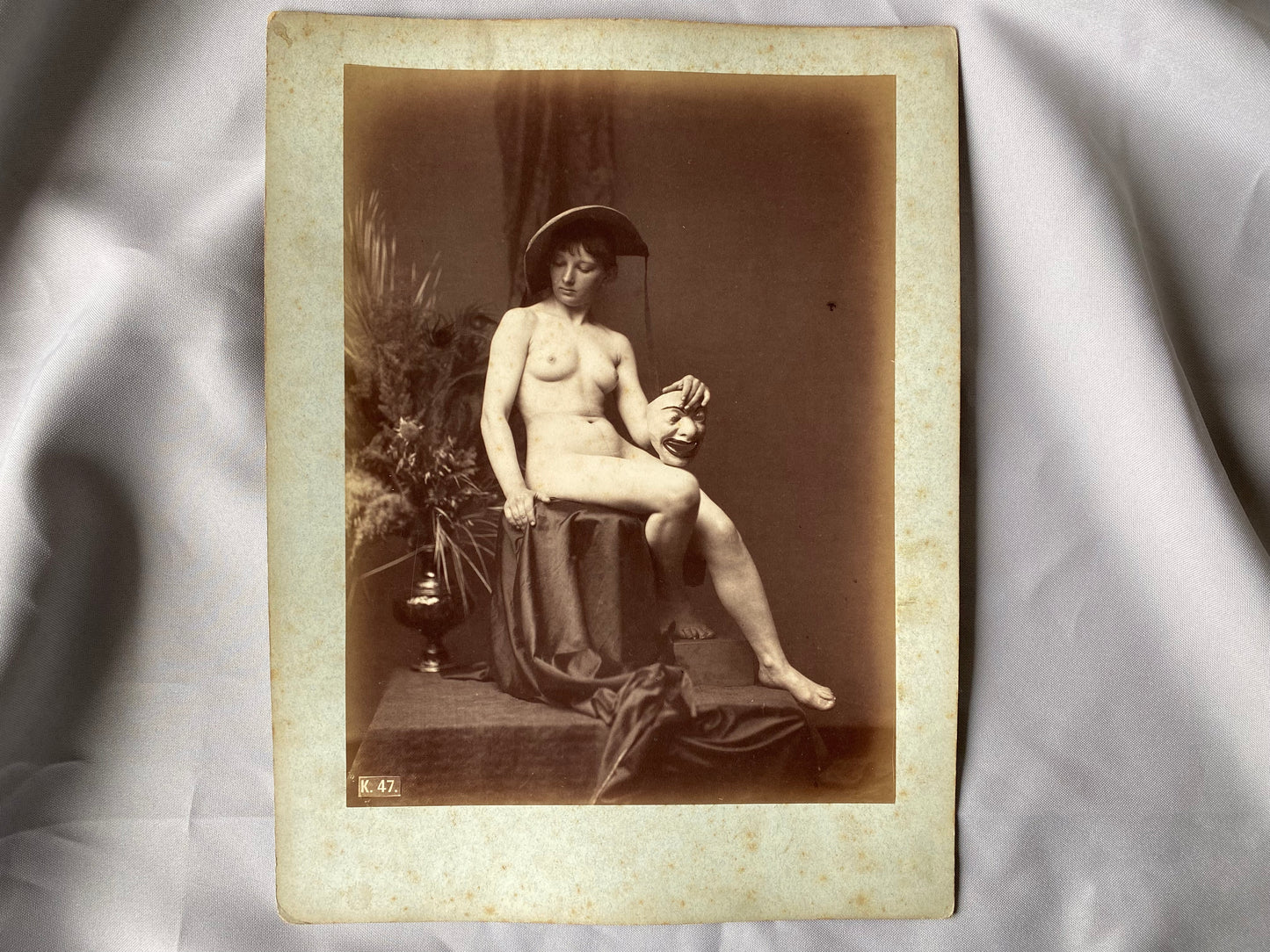 Weiblicher Akt Aktfoto 1905