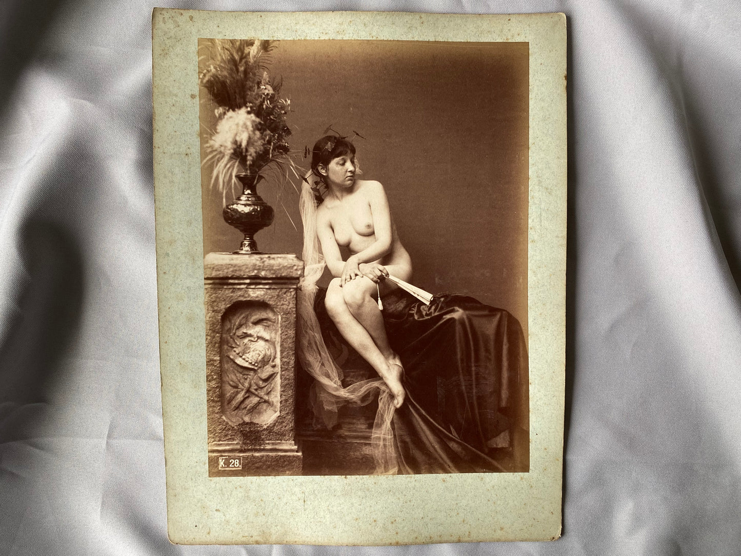 Weiblicher Akt Aktfoto 1905