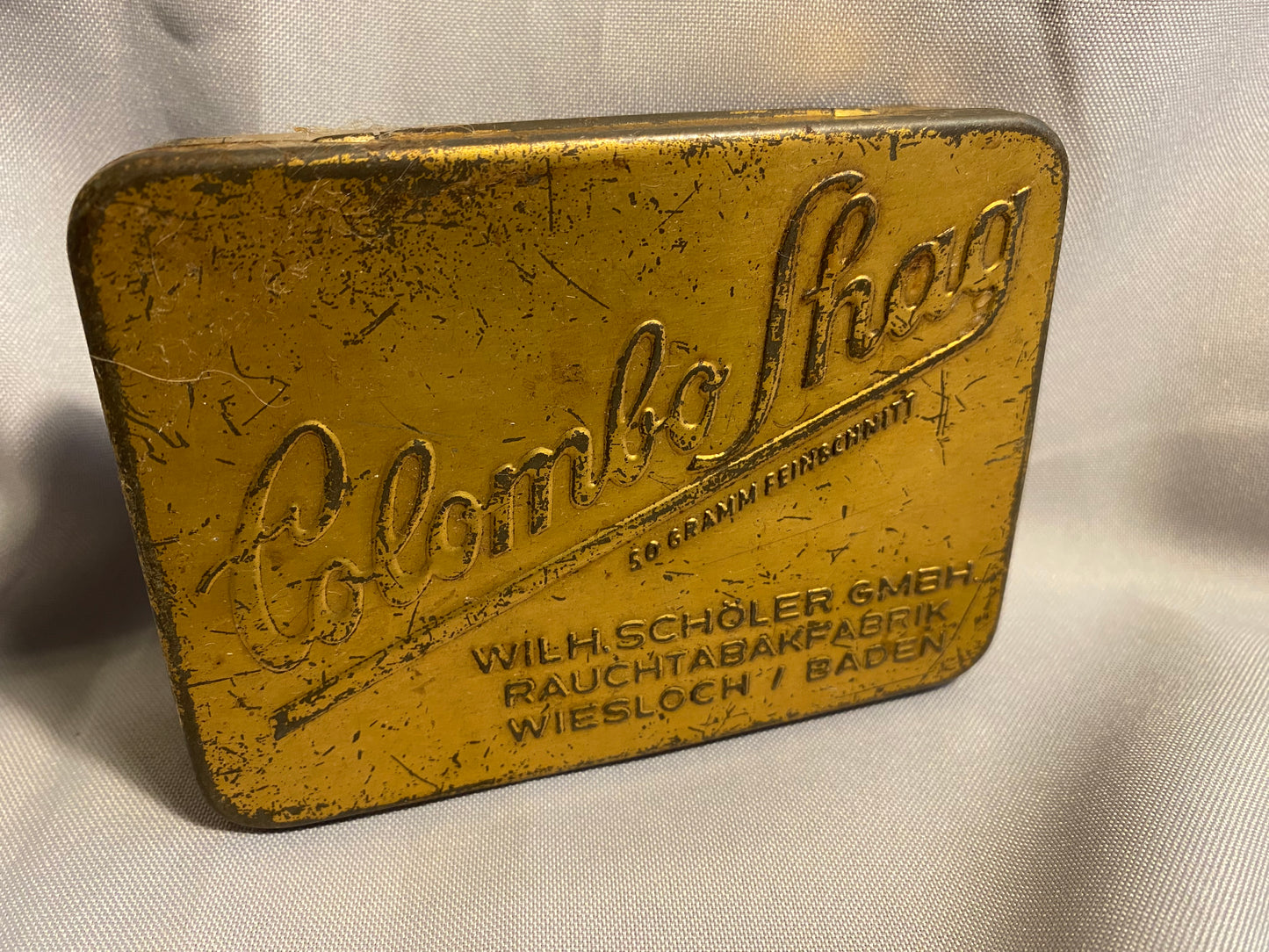 Tabakdose Colombo Shag 1930er