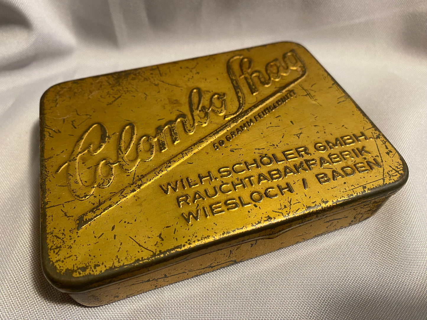 Tabakdose Colombo Shag 1930er