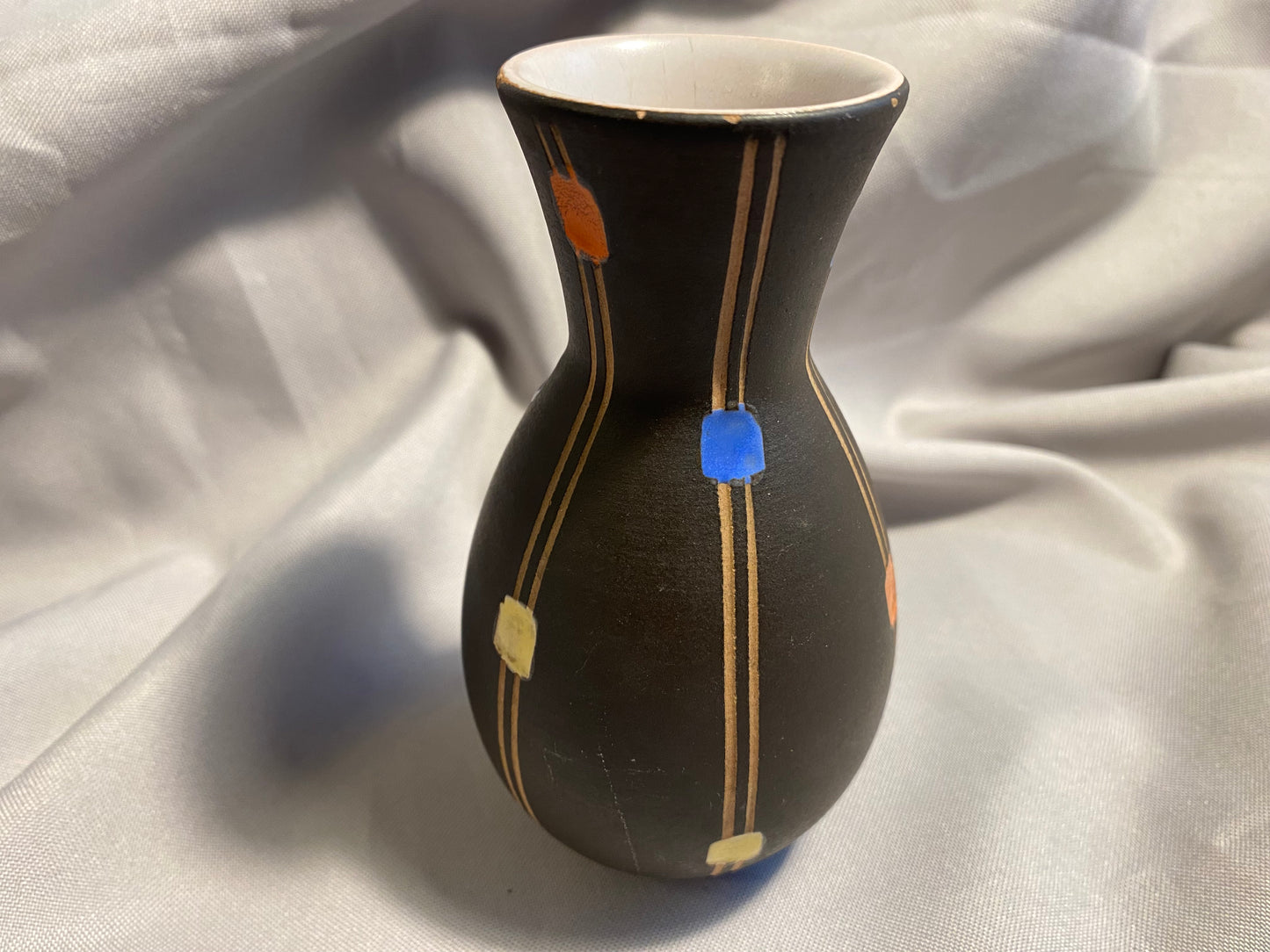 Vase Steuler Keramik Confetti 1950er