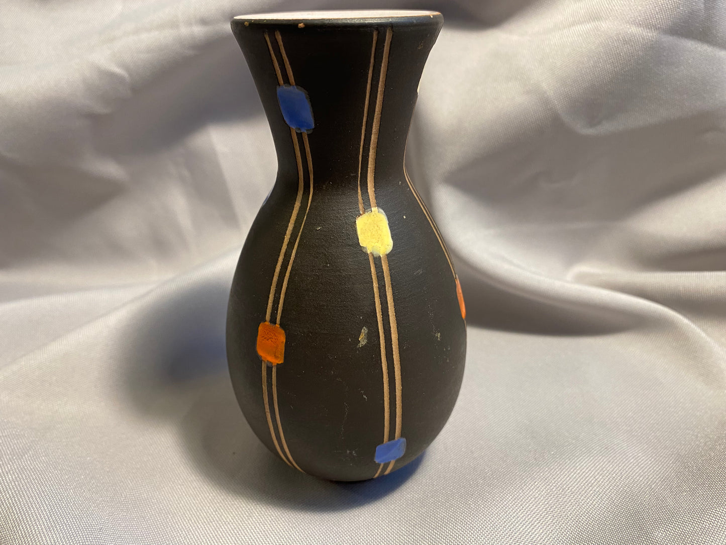 Vase Steuler Keramik Confetti 1950er