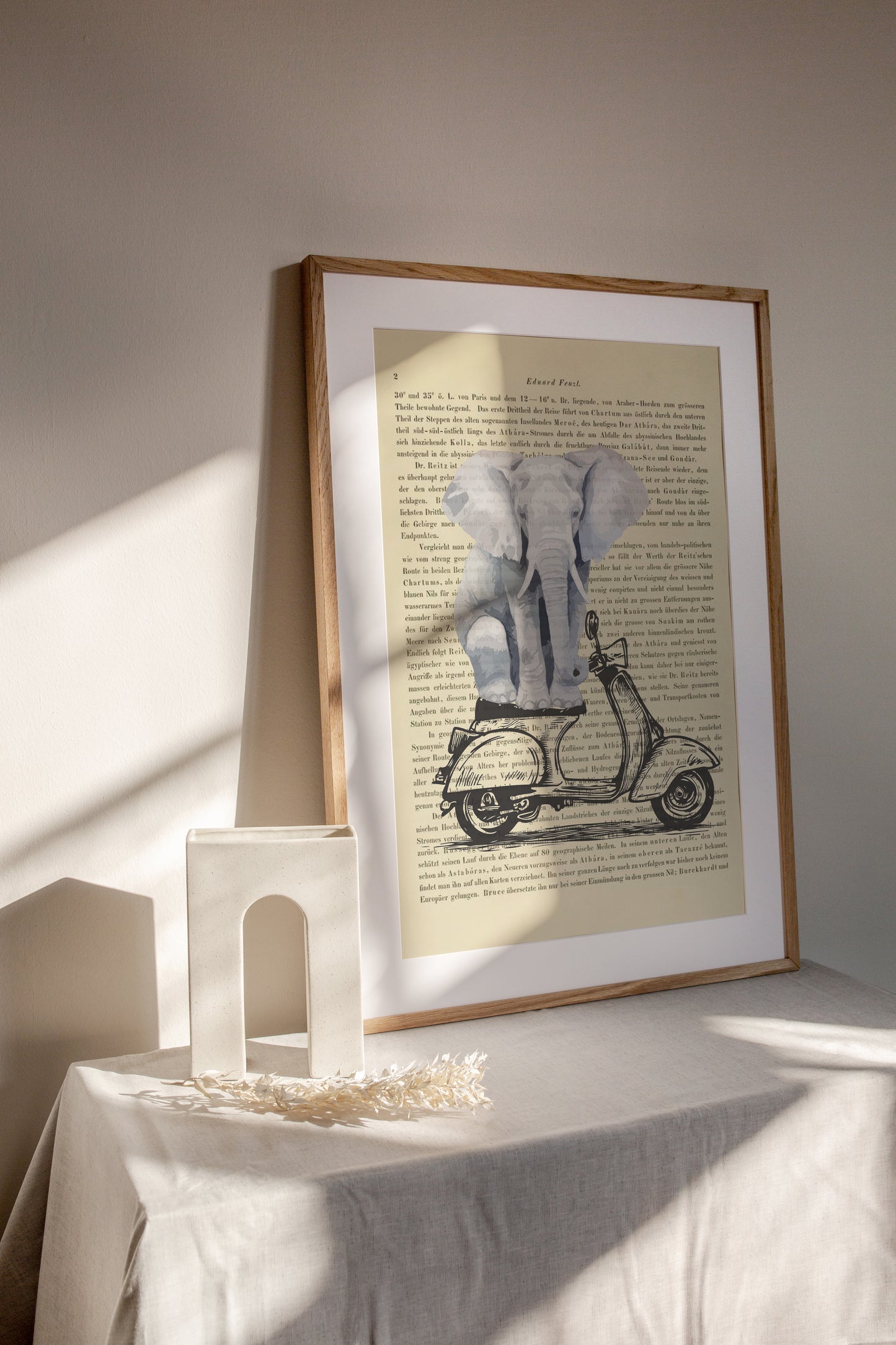 Elephant on tour