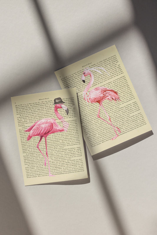 Just married, Flamingo - 2er Kombination