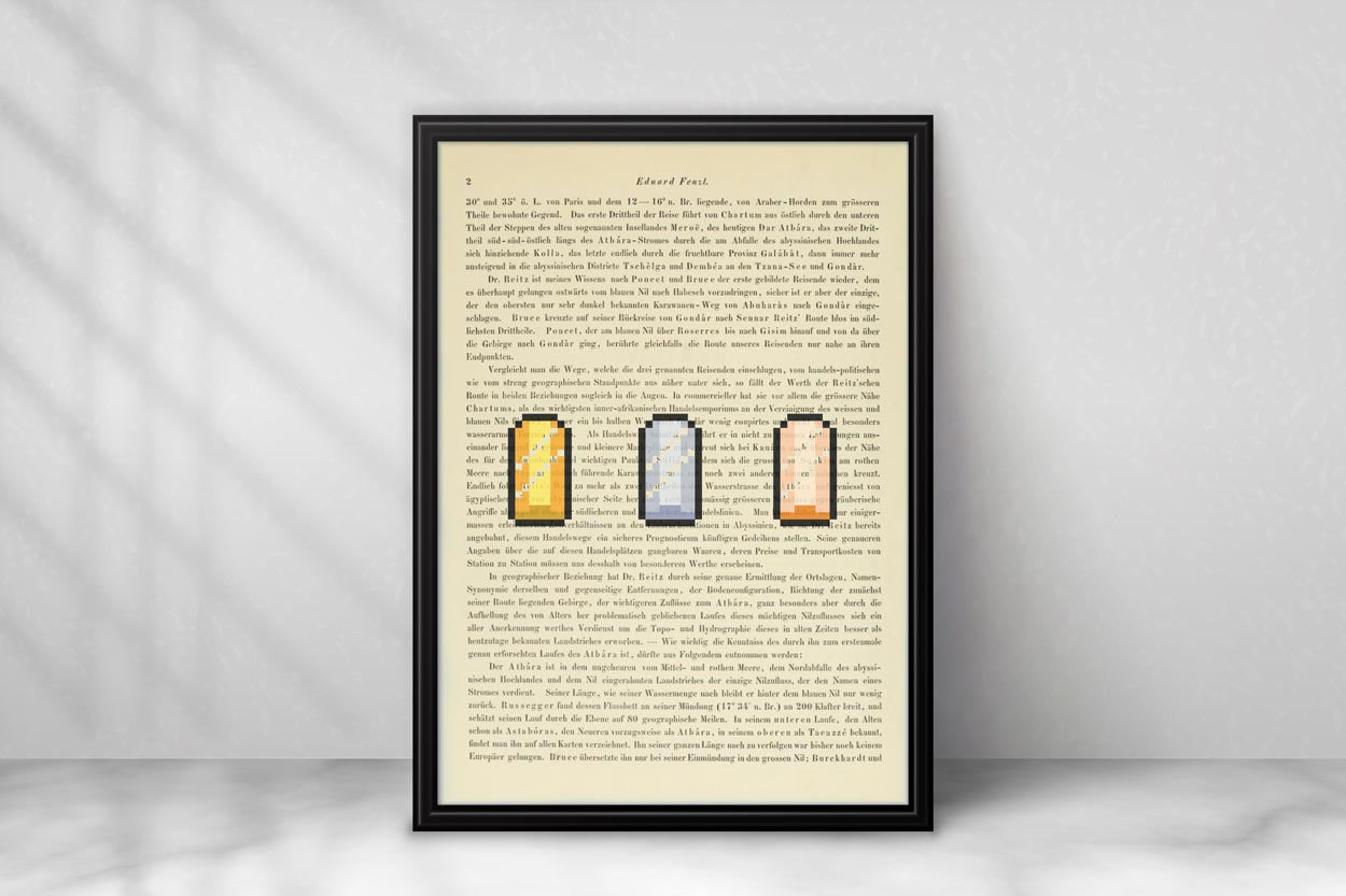 Pixel Edelmetalle Trio