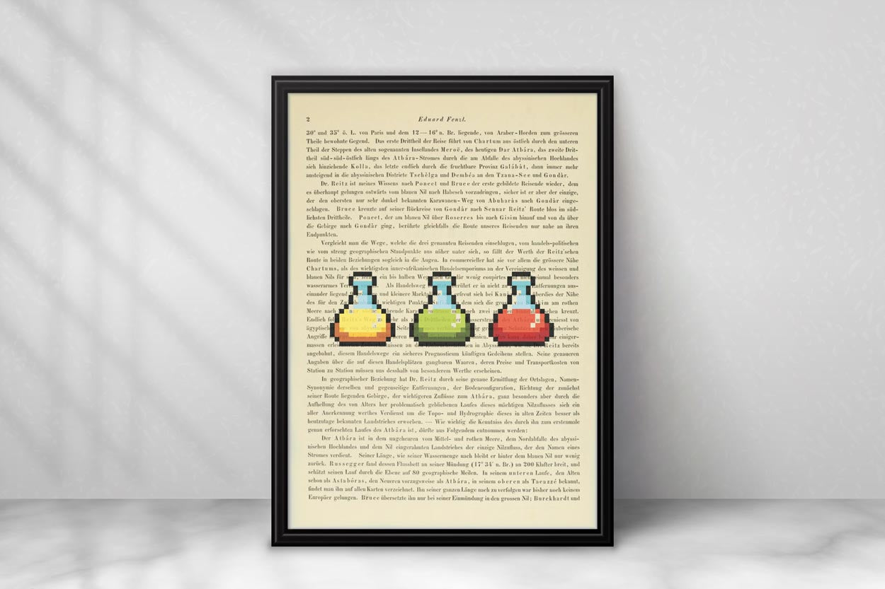 Pixel Chemie Trio