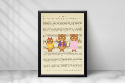 Goldlöckchen Bären Trio