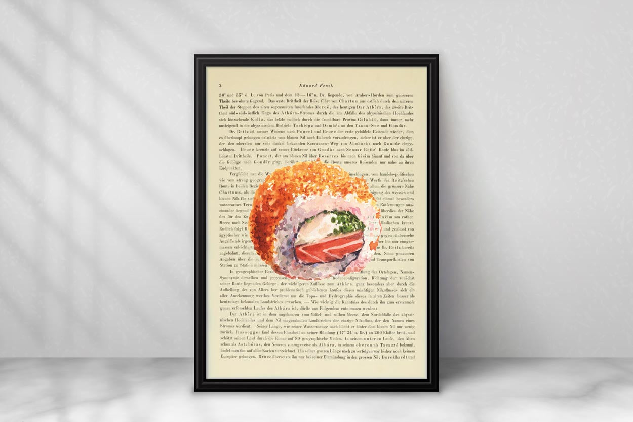 Sushi Prints - 4er Set