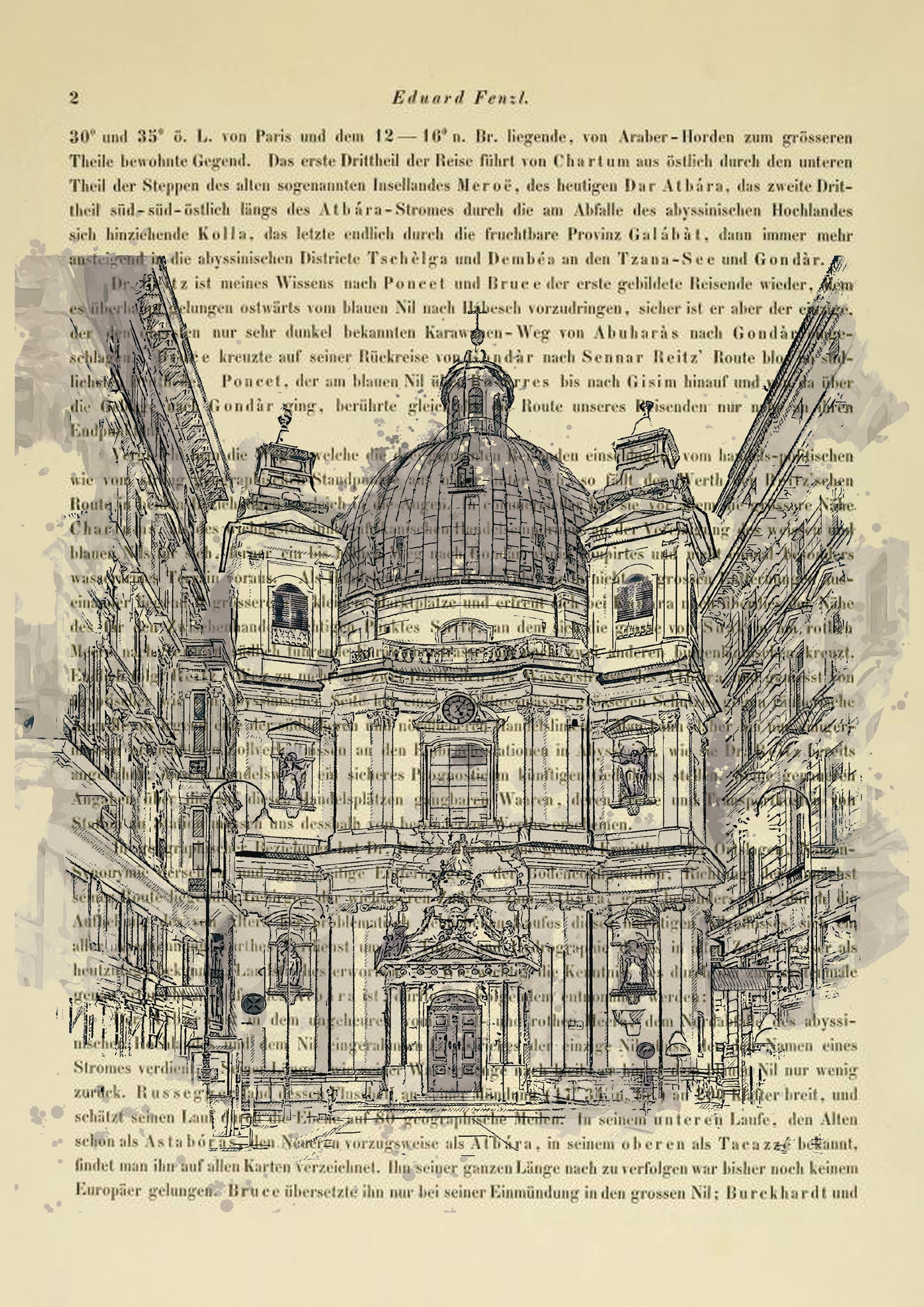 Peterskirche Schwarz-Weiß